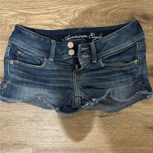 American Eagle Outfitters Dark Blue Jean Shorts